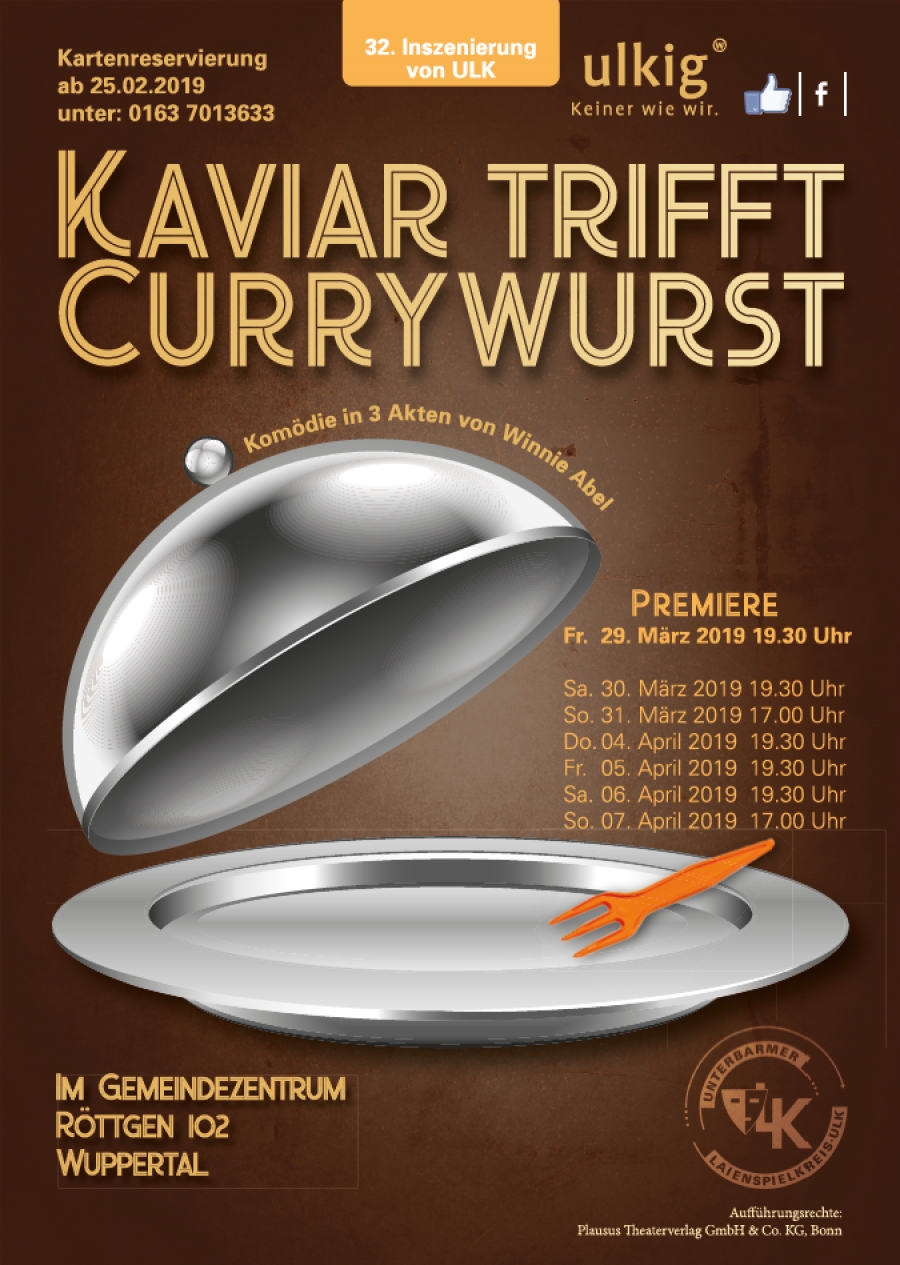 Flyer zu Kaviar trifft Currywurst